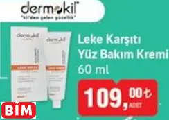 DERMOKİL LEKE KARŞITI YÜZ BAKIM KREMİ